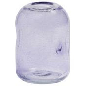 Vase Bubble glas violett / Recycling-Glas - Ø 10 x H 14 cm - & klevering - Violett