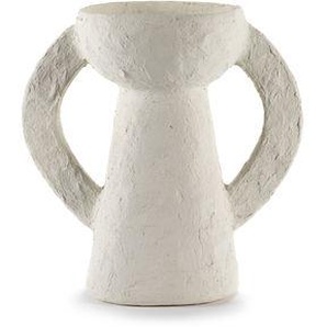 Vase Earth Large papierfaser weiß / Recyceltes Pappmaché - Ø 22 x H 41 cm - Serax - Weiß