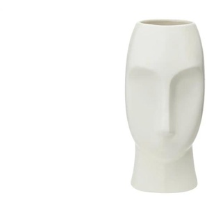 Vase  Face - weiß - Porzellan - 24 cm - [13.6] | Möbel Kraft