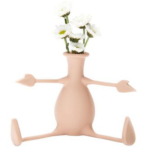 Vase Florino plastikmaterial rosa / Silikon - Arme und Beine flexibel - Pa Design - Rosa