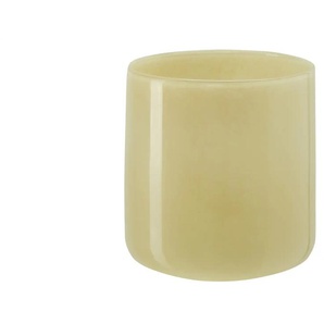 Vase - gelb - Glas - 18,5 cm - [18.0] | Möbel Kraft