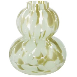 HOME STORY Vase - gelb - Glas - 21 cm - 17.0 | Möbel Kraft