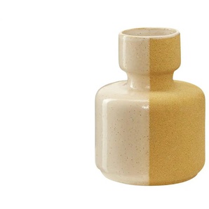 Vase - gelb - Steingut - 16,5 cm - 12.5 | Möbel Kraft