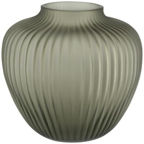 Vase - grau - Glas - 21 cm - [22.5] | Möbel Kraft