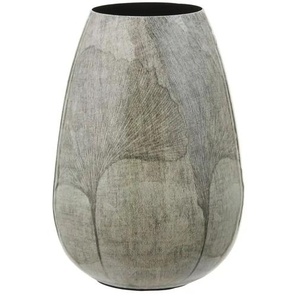 Vase - grau - Metall - 15 cm - 20 cm | Möbel Kraft