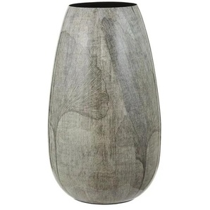 Vase - grau - Metall - 18 cm - 30 cm | Möbel Kraft