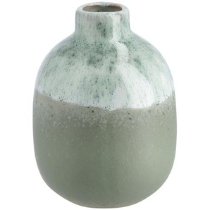 Vase - grau - Steingut - 10,5 cm - [8.0] | Möbel Kraft