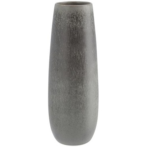Vase - grau - Steingut - 25 cm - [6.0] | Möbel Kraft