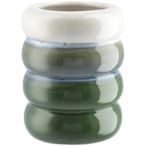 Vase - grün - Porzellan - 11 cm - [8.5] | Möbel Kraft
