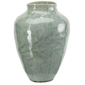 Vase - grün - Steinzeug - 31 cm - [20.5] | Möbel Kraft