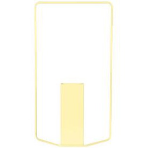 Vase Itac metall gelb / Rechteckig - L 34 x H 62 cm - Fermob - Gelb