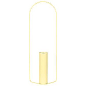 Vase Itac metall gelb / Zylindrisch - L 26 x H 76 cm - Fermob - Gelb