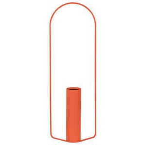 Vase Itac metall orange / Zylindrisch - L 26 x H 76 cm - Fermob - Orange