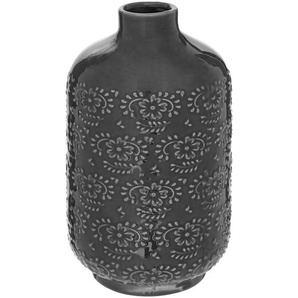 Vase Keramik, grau, H.21,5 cm