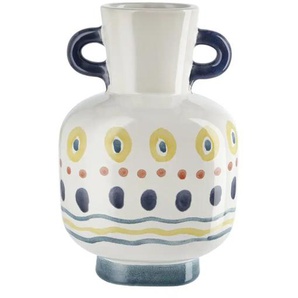 Vase - mehrfarbig - Steingut - 15 cm - 23 cm - cm 10,0 | Möbel Kraft