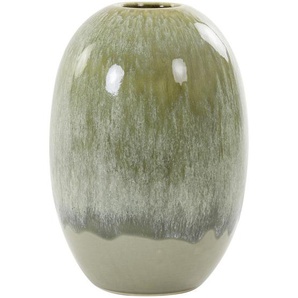 Light & Living Vase , Olivgrün , Keramik , 21x30.5 cm , Dekoration, Vasen