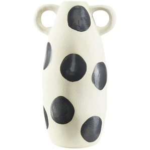 Vase Punkte - creme - Steinzeug - 35 cm - [20.0] | Möbel Kraft