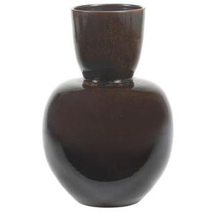 Vase Pure Medium keramik braun / Steinzeug - Ø 28 x H 45 cm - Serax - Braun