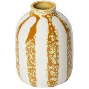 Vase Riviera Small keramik orange / H 14 cm - Maison Sarah Lavoine - Orange