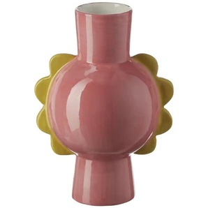 Vase   ¦ rosa/pink ¦ Dolomite ¦ Maße (cm): B: 11,5 H: 22