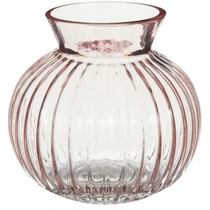 Vase - rosa/pink - Glas - 14 cm - [14.5] | Möbel Kraft
