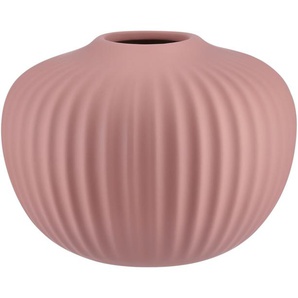 Vase   ¦ rosa/pink ¦ Steinzeug ¦ Maße (cm): H: 11  Ø: 15