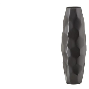 Vase   ¦ schwarz ¦ Aluminium ¦ Maße (cm): H: 36  Ø: 11