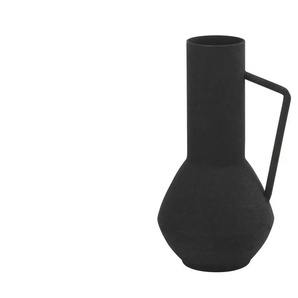 Vase - schwarz - Eisen - 17,5 cm - [10.5] | Möbel Kraft