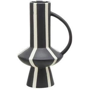 Vase - schwarz - Porzellan - 10,9 cm - 19,6 cm | Möbel Kraft