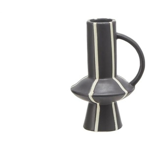 Vase   ¦ schwarz ¦ Porzellan ¦ Maße (cm): B: 8,7 H: 14,5