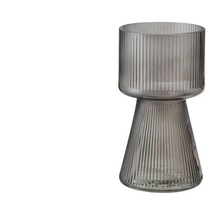 Vase sortiert - grau - Glas - 18 cm - 9.7 | Möbel Kraft