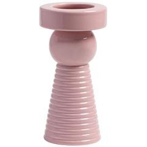 Vase Stack keramik rosa / Ø 9.5 x H 19 cm - & klevering - Rosa