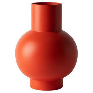 Vase Strøm Extra Large keramik orange / H 33 cm - Handgefertigt - raawii -