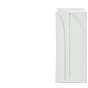 Vase Style - weiß - Steinzeug - 11,2 cm - 25,2 cm - 11,2 cm | Möbel Kraft