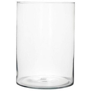 Vase, Transparent, Glas, rund, 25x35 cm, Reach, zum Stellen, auch für frische Blumen geeignet, Dekoration, Vasen, Glasvasen