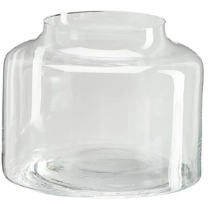 HOME STORY Vase   ¦ transparent/klar ¦ Glas ¦ Maße (cm): H: 16  Ø: 21