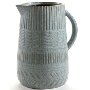 Vase Übertopf hellblau, 27 cm