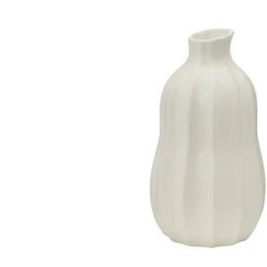 Vase - weiß - Dolomite - 16,4 cm - [9.2] | Möbel Kraft