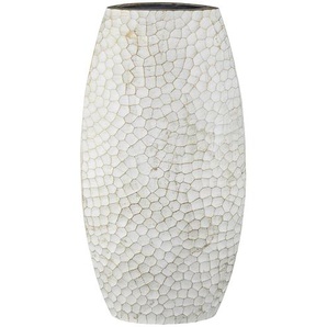 Vase | weiß | Metall | 45 cm | 24 cm | 10 cm |