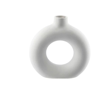 Vase - weiß - Porzellan - 15,5 cm - 16 cm - cm 4,5 | Möbel Kraft
