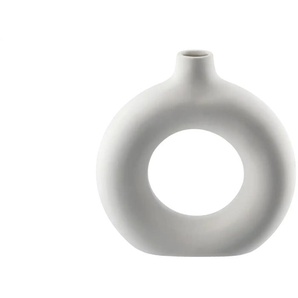 Vase | weiß | Porzellan | 21 cm | 21,3 cm | 6 cm |