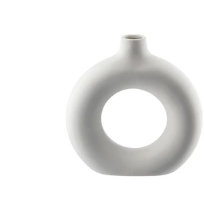 Vase - weiß - Porzellan - 21 cm - 21,3 cm - cm 6,0 | Möbel Kraft