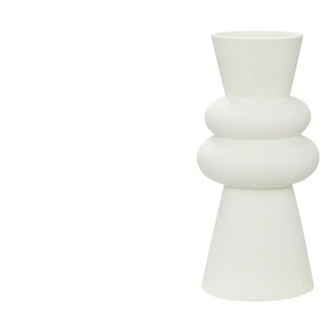 HOME STORY Vase   ¦ weiß ¦ Porzellan ¦ Maße (cm): H: 25,5  Ø: 12.2