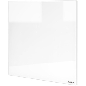 VASNER Infrarotheizung Glas mit Rahmen weiß, 300 W, Citara G Heizkörper Gr. B/H/T: 60 cm x 40 cm x 2,5 cm, 300 W, unten-rechts, weiß Heizkörper