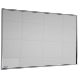 VASNER Infrarotheizung Zipris S 900 Heizkörper 900 W, Spiegelheizung mit Titan-Rahmen Gr. H/T: 60 cm x 2,5 cm, 900 W, grau Heizkörper