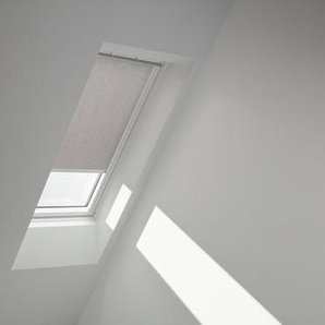 VELUX Sichtschutzrollo grau uni manuell Rahmen aluminium RFL 204 4161S