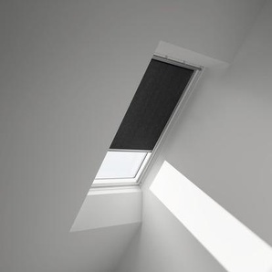 VELUX Sichtschutzrollo schwarz uni manuell Rahmen aluminium RFL MK08 4069S