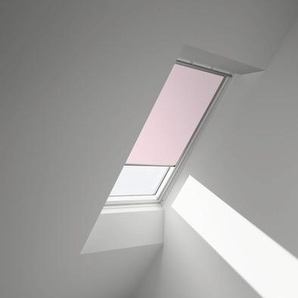 VELUX Verdunkelungsrollo Kids rose Sterne manuell Rahmen aluminium DKL U08 4659S