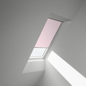 VELUX Verdunkelungsrollo Kids rose Sterne manuell Rahmen weiß DKL P08 4659SWL