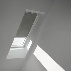 VELUX Verdunkelungsrollo olive gepunktet manuell Rahmen aluminium DKL S08 4575S DKL.S08.____S